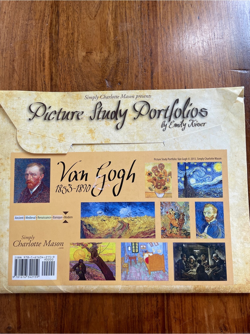 Simply Charlotte Mason Van Gogh Picture Study Portfolios by Emily Kiser GUC